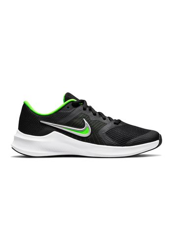 Nike Downshifter 11 (gs) Bambino Nero In Materie Tessili/materiale Sintetico Con Chiusura Stringata