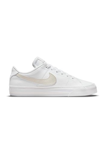 Nike Court Legacy Donna Bianco In Pelle/materiale Sintetico Con Chiusura Stringata