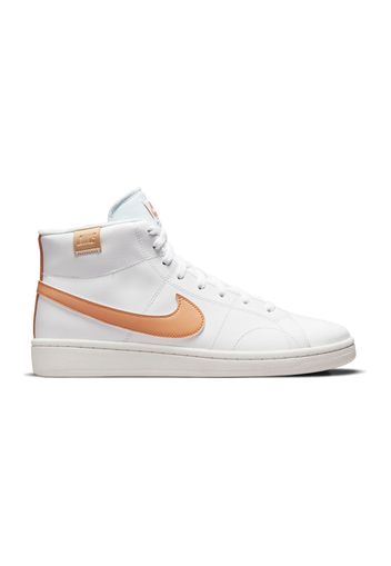 Nike Court Royal 2 Mid Uomo Bianco In Pelle Con Chiusura Stringata