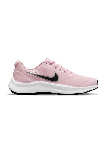 Nike Star Runner 3 Bambina Rosa In Materiale Sintetico/materie Tessili Con Chiusura Stringata