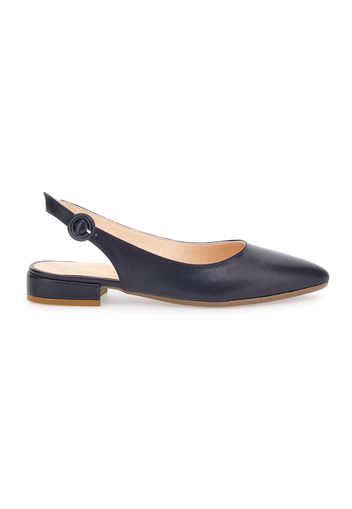 Pittarello Glam Ballerine Donna Blu In Materiale Sintetico Con Chiusura Con Cinturino