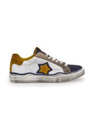 Pittarello Plus Sneakers Uomo Giallo In Pelle Con Chiusura Stringata