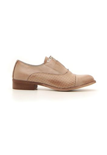 Pittarello Scarpe Stringate Donna Beige In Pelle