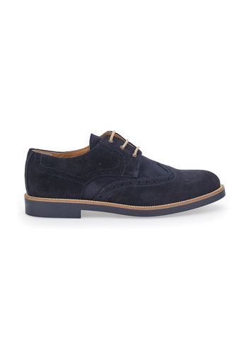 Pittarello Scarpe Stringate Uomo Blu In Pelle Con Chiusura Stringata