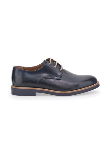 Pittarello Scarpe Stringate Uomo Blu In Pelle Con Chiusura Stringata