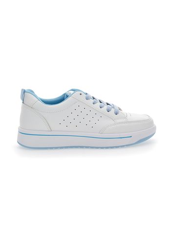 Prima Riga Sneakers Donna Blu In Materiale Sintetico Con Chiusura Stringata