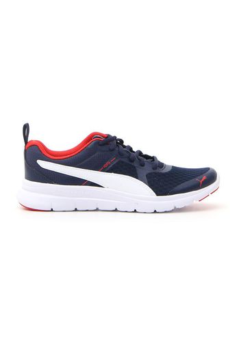 Puma Flex Essential Jr Bambino Blu In Materie Tessili/materiale Sintetico Con Chiusura Stringata