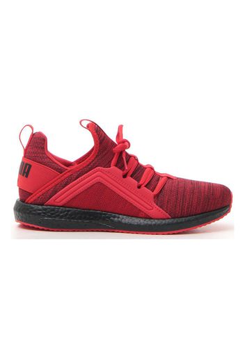 Puma Mega Nrgy Heather Knit Jr Bambino Rosso In Materie Tessili Con Chiusura In Velcro