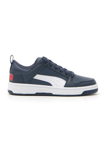 Puma Rb Lay Up Garment Washed Jr Donna Blu In Materiale Sintetico Con Chiusura Stringata