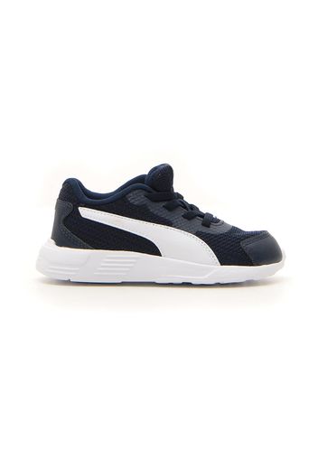 Puma Taper Ac Inf Bambino Blu In Materie Tessili Con Chiusura In Velcro