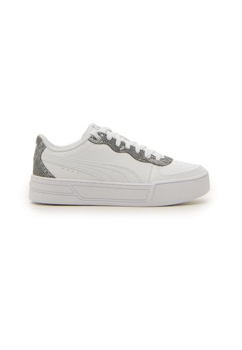 Puma Skye Unitamed Donna Bianco In Materiale Sintetico Con Chiusura Stringata