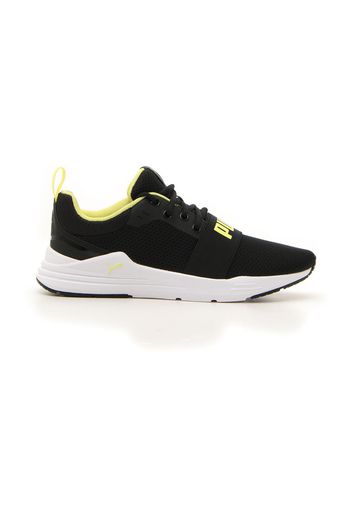 Puma Wired Run Uomo Nero In Materie Tessili Con Chiusura Stringata