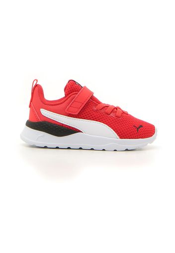 Puma Anzarun Lite Bambino Rosso In Materie Tessili Con Chiusura In Velcro