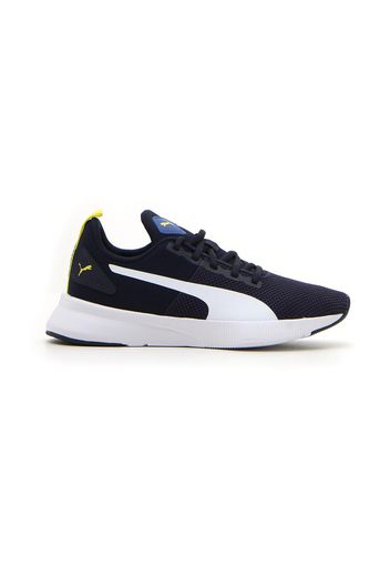 Puma Flyer Runner Bambino Blu In Materie Tessili Con Chiusura Stringata