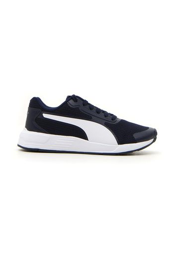 Puma Taper Jr Bambino Blu In Materie Tessili Con Chiusura Stringata