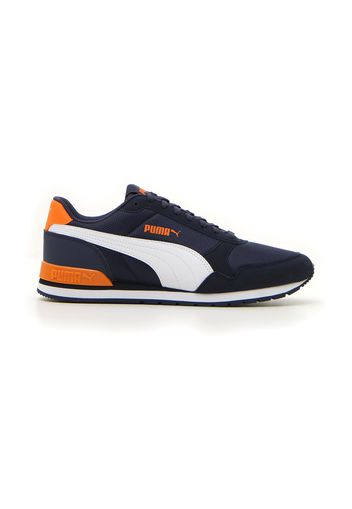 Puma St Runner V2 Mesh Uomo Blu In Materie Tessili/materiale Sintetico Con Chiusura Stringata