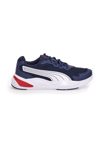 Puma 90s Runner Nu Wave Bambino Blu In Materie Tessili Con Chiusura Stringata