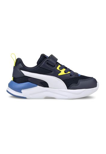 Puma X-ray Lite Bambino Blu In Materie Tessili Con Chiusura In Velcro