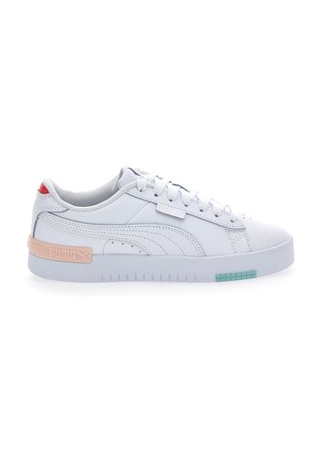 Puma Jada Donna Bianco In Pelle/materiale Sintetico Con Chiusura Stringata