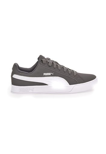 Puma Smash Vulc Uomo Grigio In Materiale Sintetico Con Chiusura Stringata