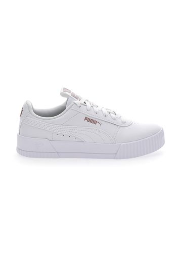 Puma Carina Bold Metallic Donna Bianco In Materiale Sintetico Con Chiusura Con Clip