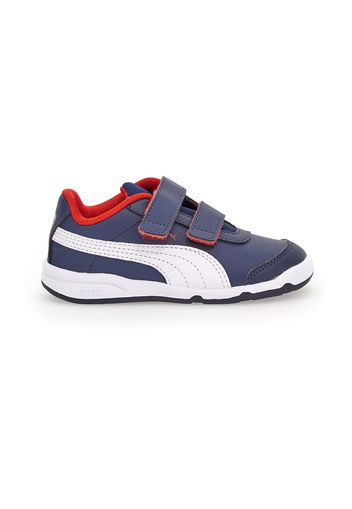 Puma Stepleex 2 Sl Bambino Blu In Materiale Sintetico Con Chiusura In Velcro