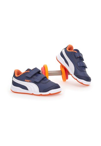 Puma Stepleex 2 Sl Bambino Blu In Materiale Sintetico Con Chiusura In Velcro