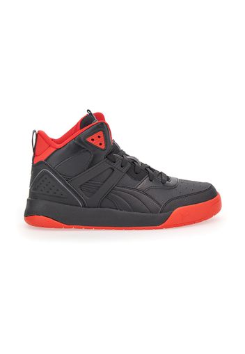 Puma Backcourt Mid Uomo Nero In Materiale Sintetico Con Chiusura Stringata