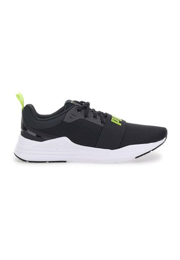 Puma Wired Run Uomo Nero In Materie Tessili Con Chiusura Stringata