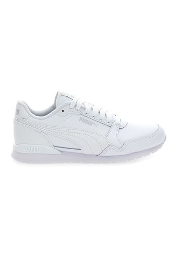 Puma St Runner V3 L Jr Bambina Bianco In Pelle/materiale Sintetico Con Chiusura Stringata