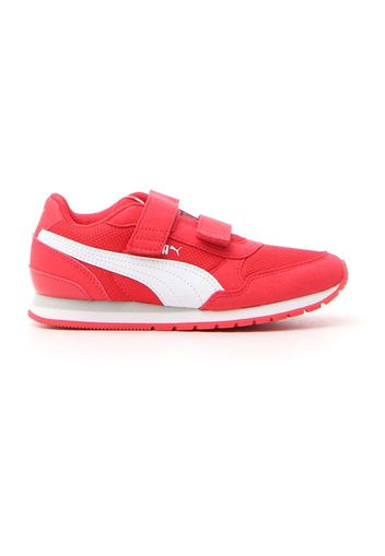 Puma St Runner V2 Mesh V Ps Bambino Rosso In Materie Tessili/materiale Sintetico Con Chiusura In Velcro