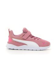 Puma Anzarun Lite Metallic Ac Bambina Rosa In Materie Tessili Con Chiusura In Velcro