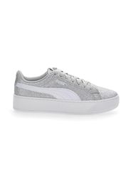 Puma Vikky Bambina Argento In Materiale Sintetico Con Chiusura Stringata