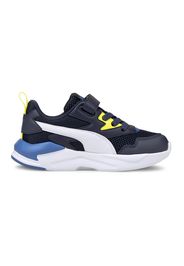 Puma X-ray Lite Bambino Blu In Materie Tessili Con Chiusura In Velcro