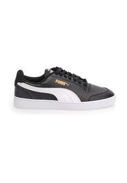 Puma Shuffle Jr Bambino Nero In Materiale Sintetico Con Chiusura Stringata