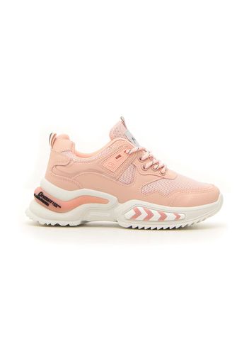 Pushy Wamp Sneakers Donna Rosa In Materiale Sintetico/materie Tessili Con Chiusura Stringata