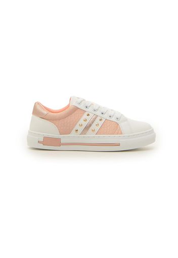 Pushy Wamp Sneakers Donna Bianco In Materiale Sintetico Con Chiusura Stringata