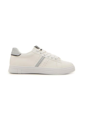 Pushy Wamp Sneakers Donna Bianco In Materiale Sintetico Con Chiusura Stringata