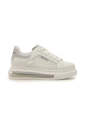 Pushy Wamp Sneakers Donna Bianco In Materiale Sintetico/materie Tessili Con Chiusura Stringata