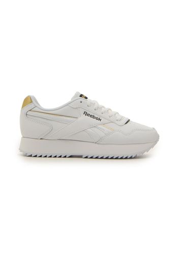 Scarpe Reebok Royal Glide Ripple Double Donna Bianco In Cuoio Rivestito/materiale Sintetico Con Chiusura Stringata