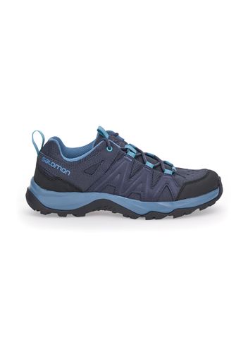 Salomon Scarpe Da Trekking Donna Blu In Materiale Sintetico/materie Tessili Con Chiusura Stringata