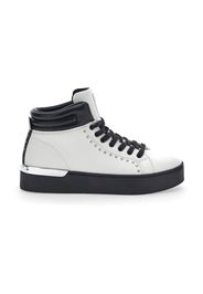 Sara Lopez Sneakers Donna Bianco In Materiale Sintetico Con Chiusura Stringata