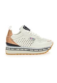 Sara Lopez Sneakers Donna Bianco In Materiale Sintetico Con Chiusura Stringata