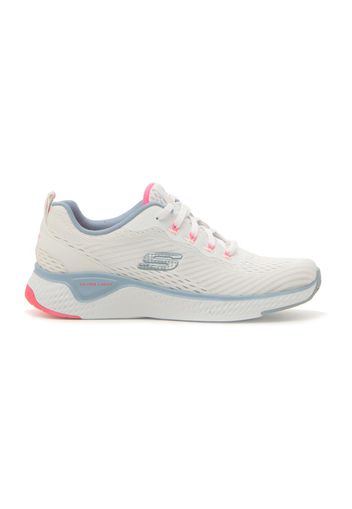 Skechers Sneakers Donna Bianco In Materie Tessili/materiale Sintetico Con Chiusura Stringata