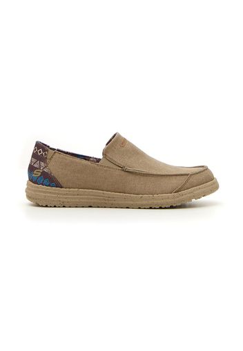 Skechers Sneakers Uomo Beige In Materie Tessili