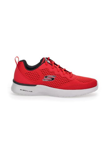 Skechers Scarpe Da Ginnastica Uomo Rosso In Materie Tessili/materiale Sintetico Con Chiusura Stringata