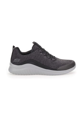 Skechers Scarpe Da Running Uomo Grigio In Materie Tessili Con Chiusura Stringata