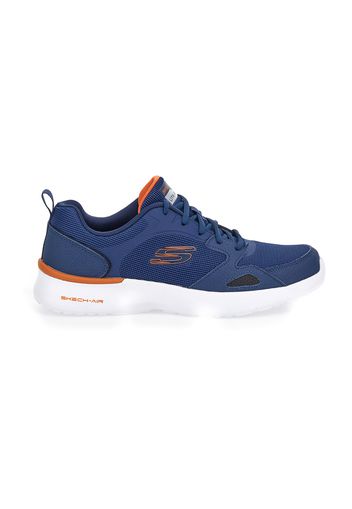 Skechers Sneakers Uomo Blu In Materiale Sintetico/materie Tessili Con Chiusura Stringata