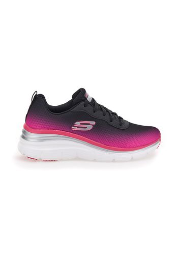 Skechers Scarpe Da Ginnastica Donna Rosa In Materie Tessili Con Chiusura Stringata