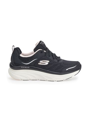 Skechers Scarpe Da Ginnastica Donna Nero In Pelle/materie Tessili Con Chiusura Stringata